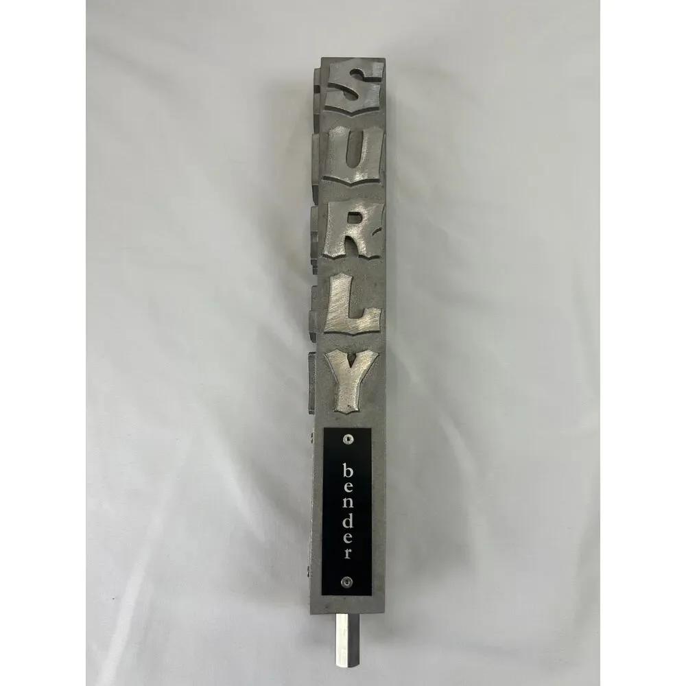 Surly Brewing Bender Beer Tap Handle 11.5in Cast Aluminum Minnesota Rare